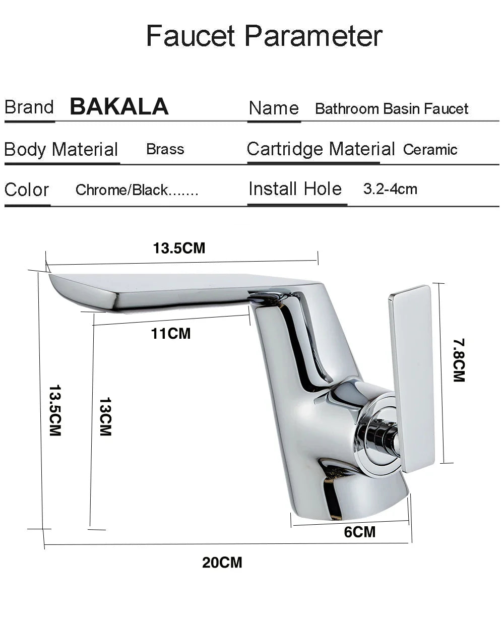 Jayna - Modern Single Lever Crane Basin Mixer Tap