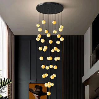 Anastacia - Modern Moon Ball Round Ceiling Chandelier