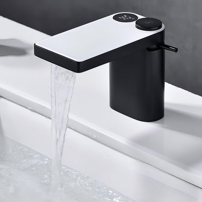Arris - LED Display Black & White Smart Basin Tap