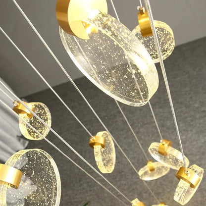 Michael - Round Crystal Pendant Chandelier