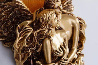 Citlalli - Vintage Gold Angel Couple European Style Wall Light