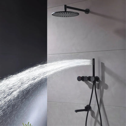 Lochlan - Modern Simple Wall Mounted Multi-Function Shower Set
