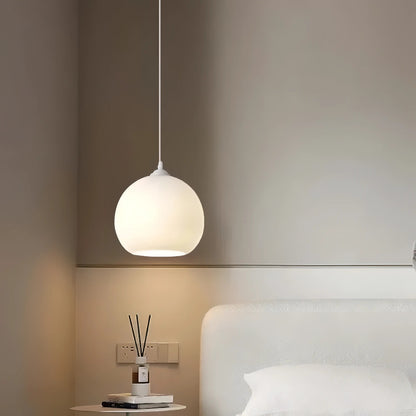 Fesih - Nordic Glass Dome Circular Pendant Hanging Ceiling Light