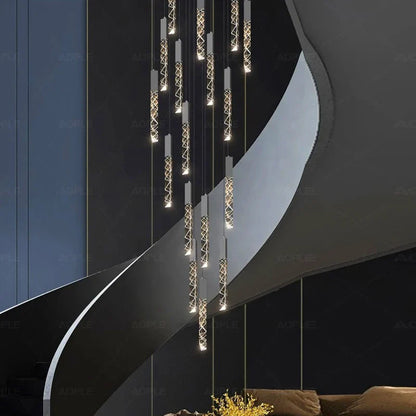 Leyla - Crystal Pendant Ceiling Chandelier