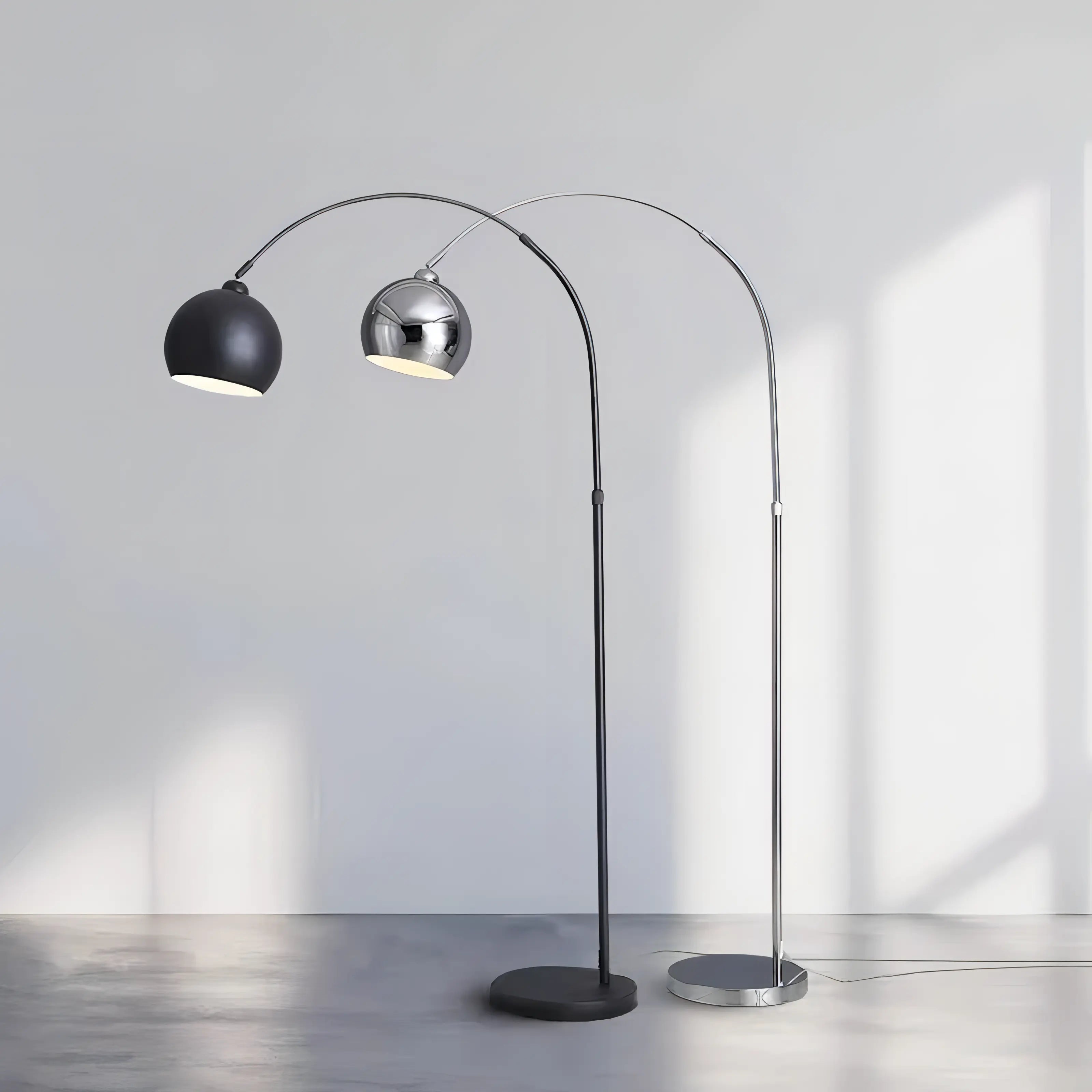 Milo - Modern Adjustable Curved Floor Lamp