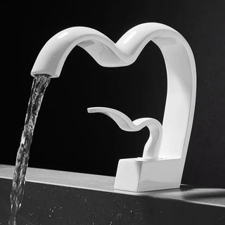 Britton - Love Heart Shaped Hot/Cold Mixer Basin Tap
