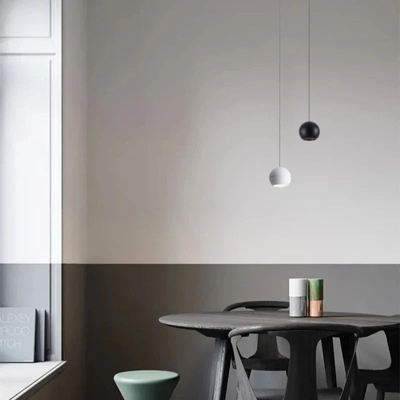 Acuna - Small Round Ball Modern Hanging Pendant Ceiling Light