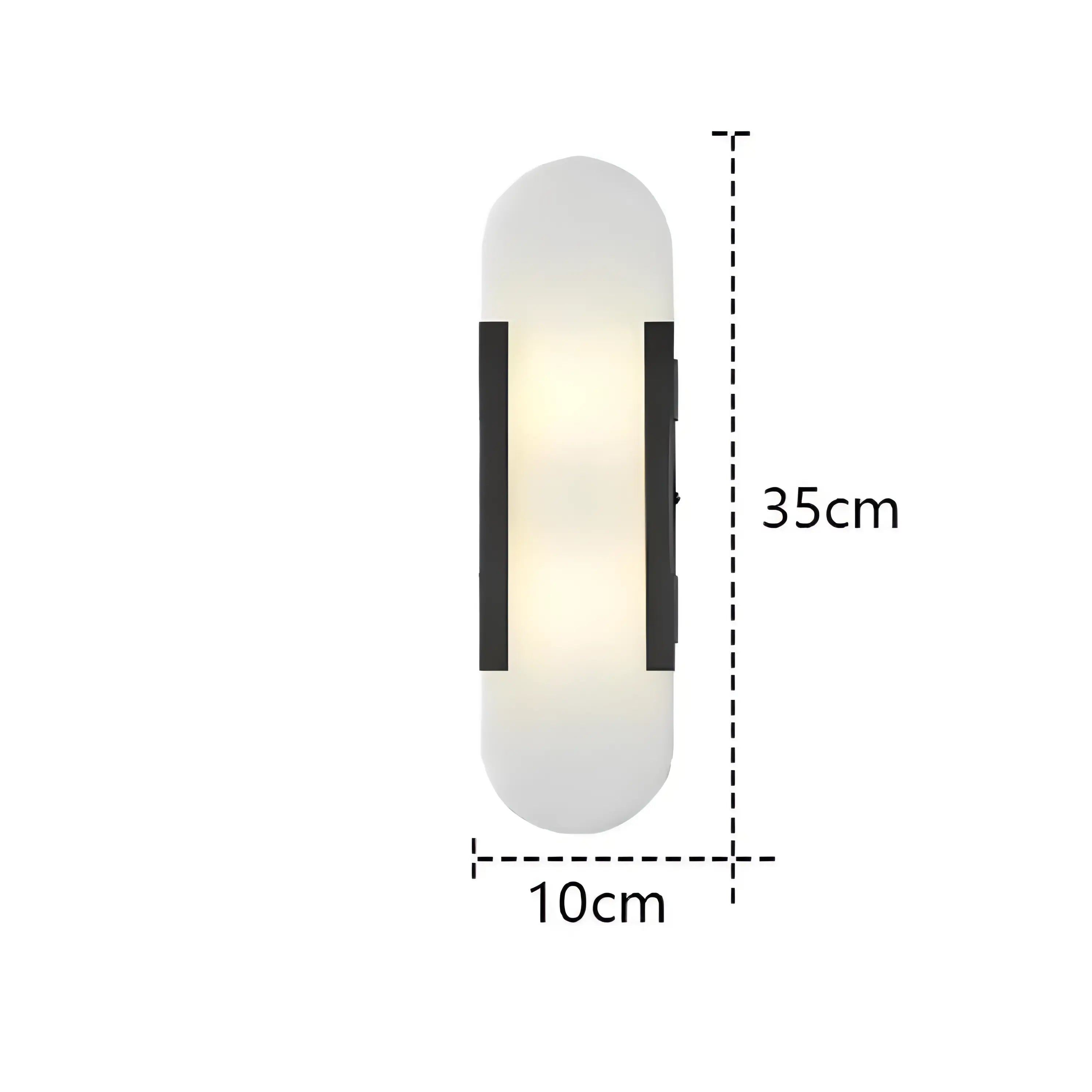 Zabel - Modern Stone Wall Lamp