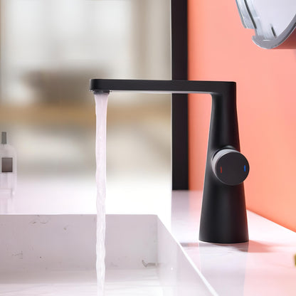 Elon - Polished Modern Twist Control Bathroom Mixer Tap