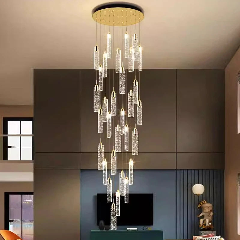 Caleb - Crystal Ceiling Pendant Chandelier