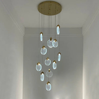 Michael - Round Crystal Pendant Chandelier