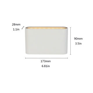 Alberto - Flat 6W/12W Up/Down Wall Light