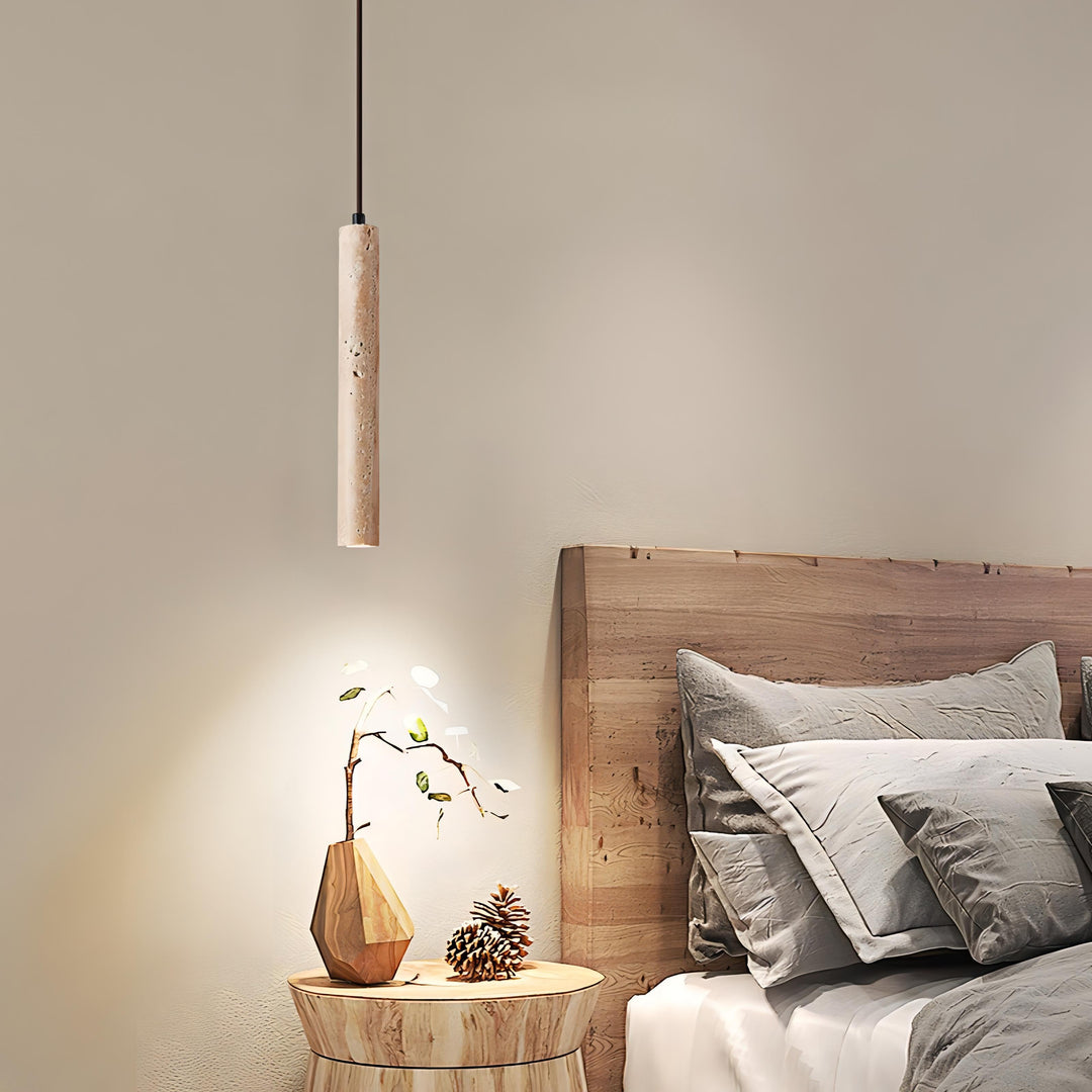 Chumana - Minimalist Modern Long Stone Hanging Pendant Ceiling Light