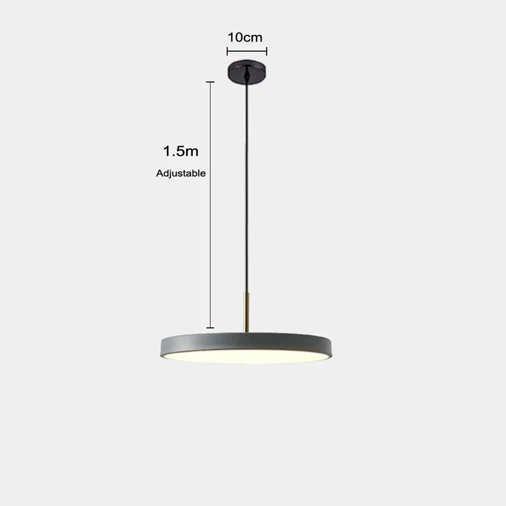 Ariandne - Nordic Hanging Pan Style Thin Ceiling Light Properties