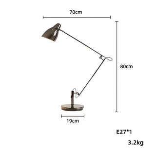 Haskell - Office Work Study Desk Lamp Swing Long Arm with E27 Bulb