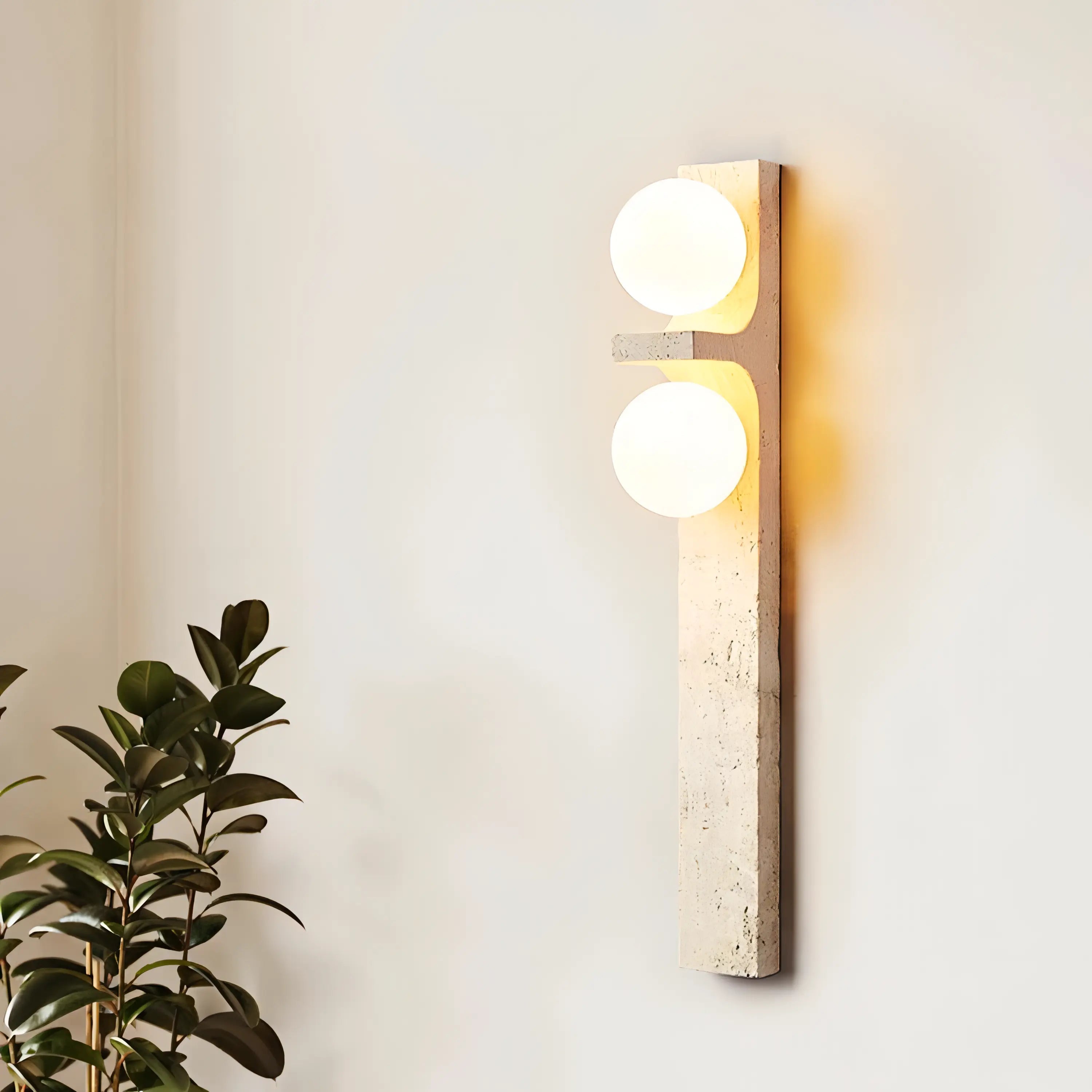 Maritza - Modern Stone Wabi-Sabi Style Wall Light