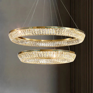 Betty - Crystal LED Ring Pendant Ceiling Chandelier