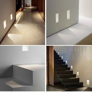 Motion Sensor Embedded LED Wall Lamp for Stairs and Steps, 3W Night Light