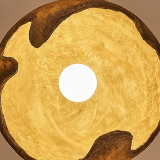 Nunez - Moon Round Wabi-Sabi Pendant Ceiling Light