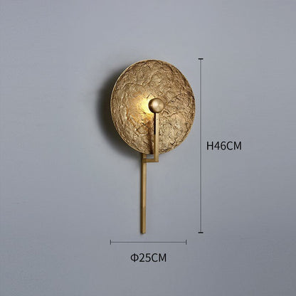 HERENSUGE - Post Modern Gold Round Wall Light