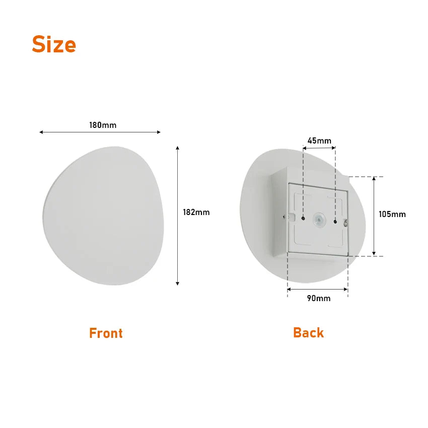 Yevaas - Curved Indoor & Outdoor Aluminium Wall Lamp