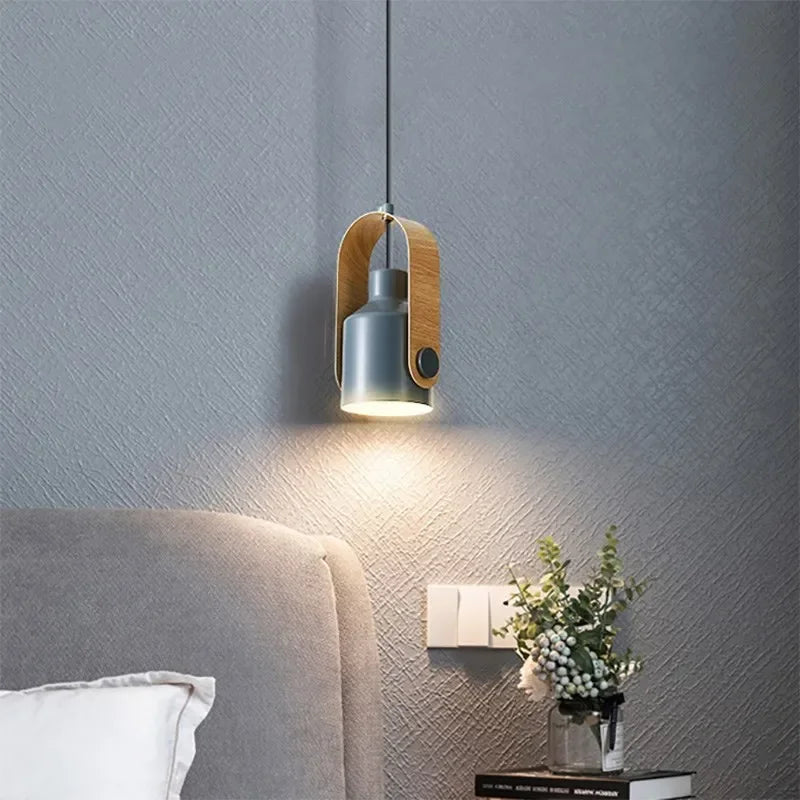 Alora - Nordic LED Macaron Iron Adjustable Pendant Ceiling Light