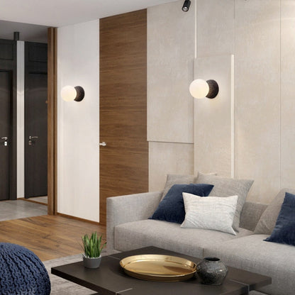 Cili - LED Double Ball Black Hanging Ceiling Pendant Light