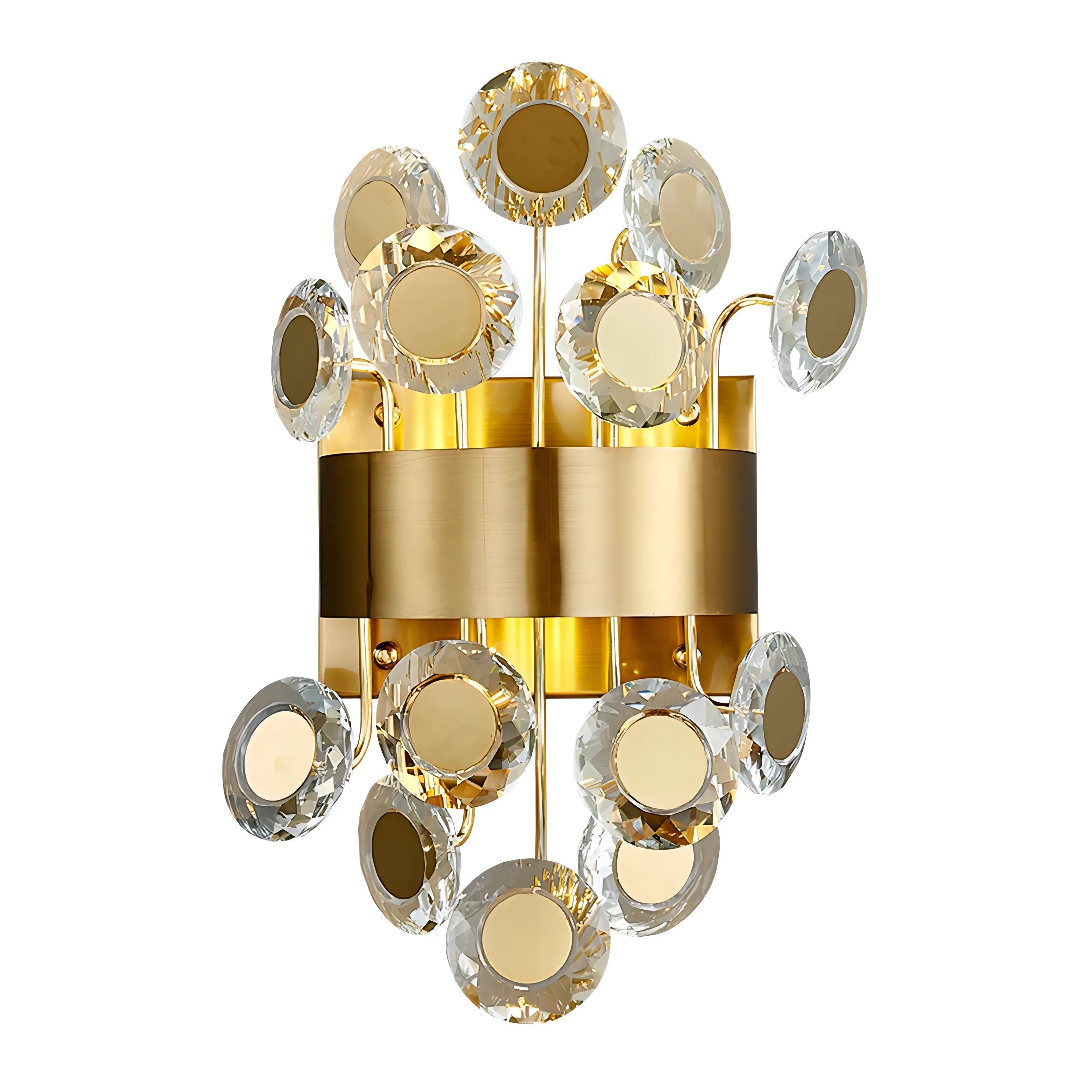 Meri - Modern Gold Crystal Wall Lamps