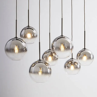 Caylin - Modern Coloured Glass Ball Hanging Pendant Ceiling Light