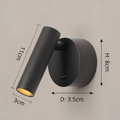 Kunz - Modern Rotating Reading Light