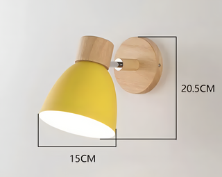 Yadiel - Wood Nordic Modern Hanging Switch Wall Light