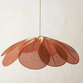 Milana - Fabric Flower Big Shade Hanging Pendant Ceiling Light