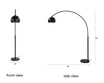 Milo - Modern Adjustable Curved Floor Lamp