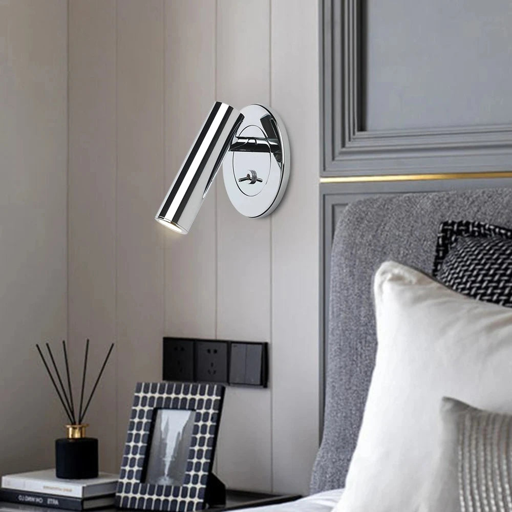 Octavio - Modern Adjustable LED Cylinder Reading Wall Light