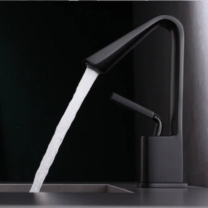 Ken - Modern Angular Spout Single Handle Bathroom Tap