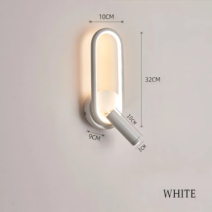 Aniyah - Modern Adjustable Ring LED Wall Reading Light