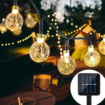 Dae - Solar Crystal Ball LED String Light