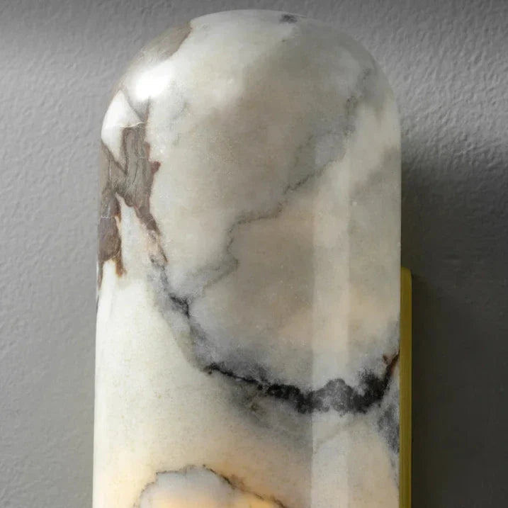 Cierra - Modern Marble Rounded Shade Downlight Wall Light