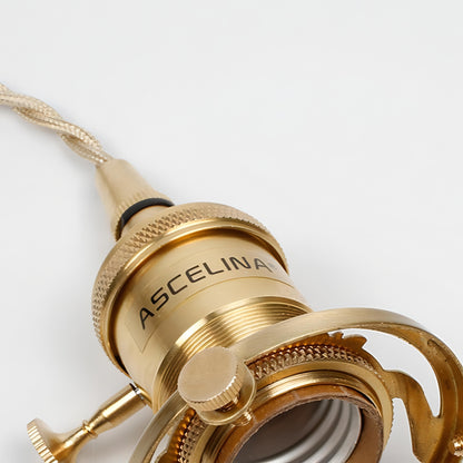 Zechariah - Cone Patterned Glass Pendant Ceiling Light