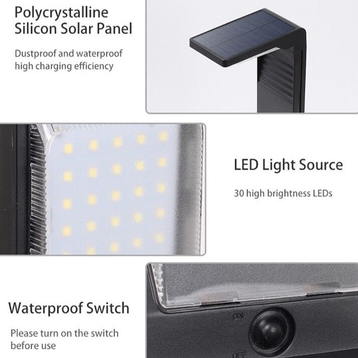 Jabre - Solar Garden Walkway Outdoor Light Waterproof