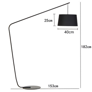 Harold - Remote Long Arm Modern Floor Lamp