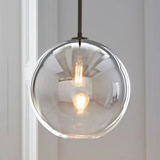 Caylin - Modern Coloured Glass Ball Hanging Pendant Ceiling Light