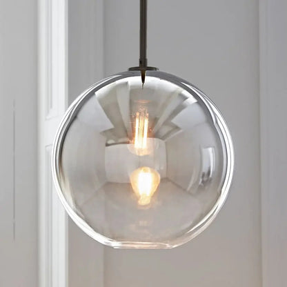 Caylin - Modern Coloured Glass Ball Hanging Pendant Ceiling Light
