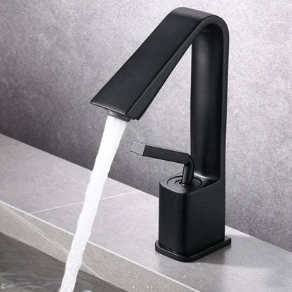 Ken - Modern Angular Spout Single Handle Bathroom Tap