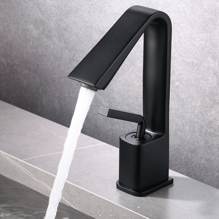 Ken - Modern Angular Spout Single Handle Bathroom Tap