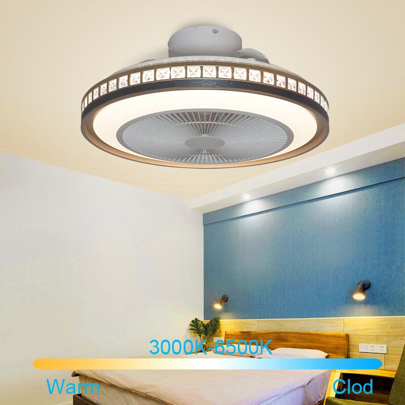Naira - 50cm Ceiling Fan with LED Light Remote/APP Controlled