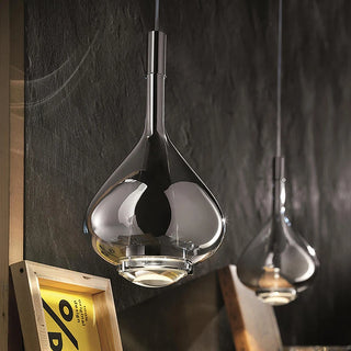 Madso - Coloured Glass Hanging Bottle Ceiling Pendant Light