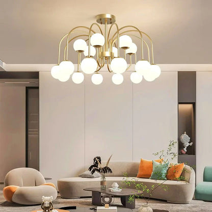 Astrid - Modern Hanging Glass Pendant Chandelier