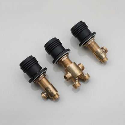 Janiya - Modern Bathtub Waterfall Tap Set with Pull Out Shower