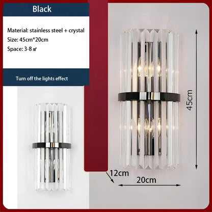 Nare - Luxury Crystal Led Wall Lamp